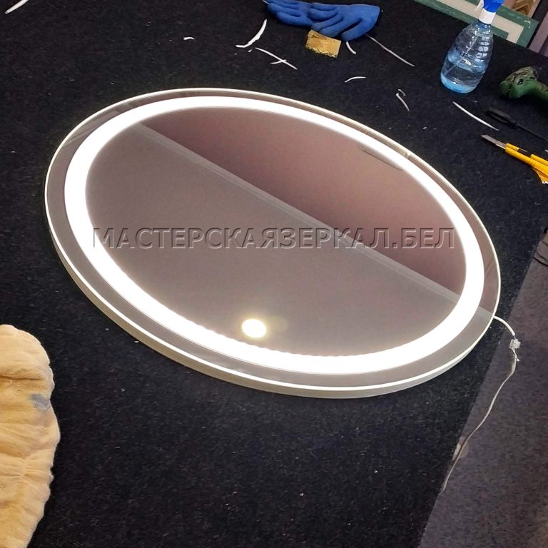 Круглое зеркало с подсветкой