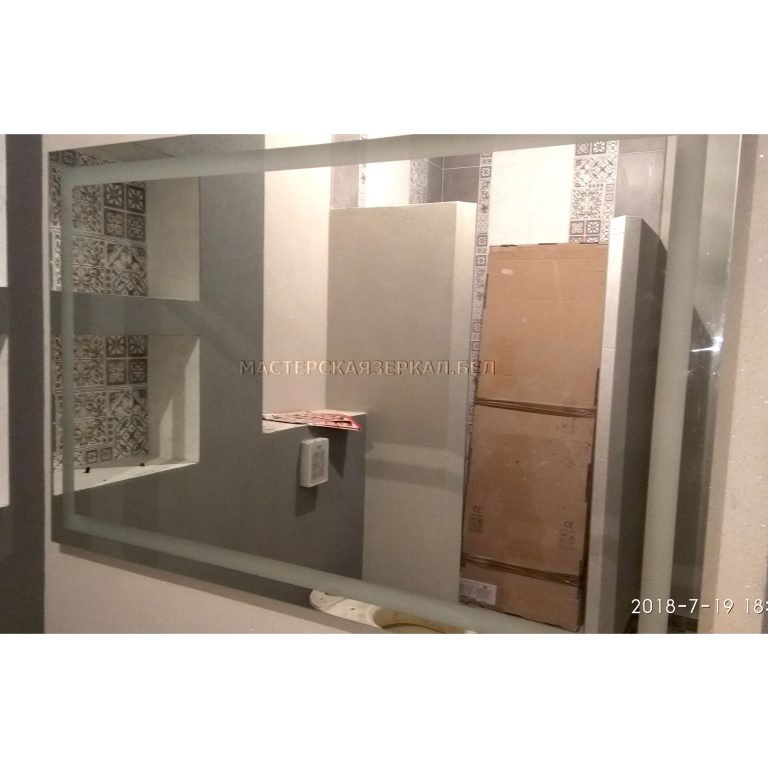 Зеркало с пескоструем